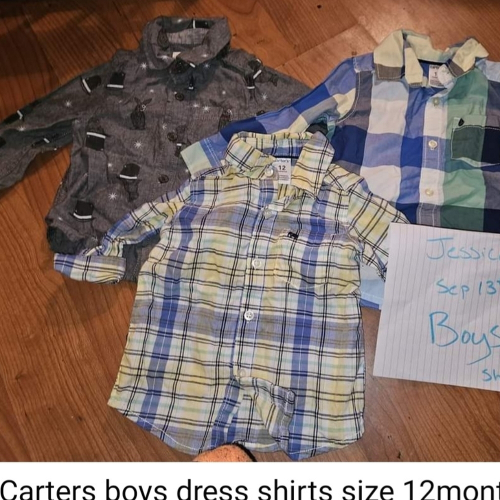 Boyd Carters 12months dress shirt
